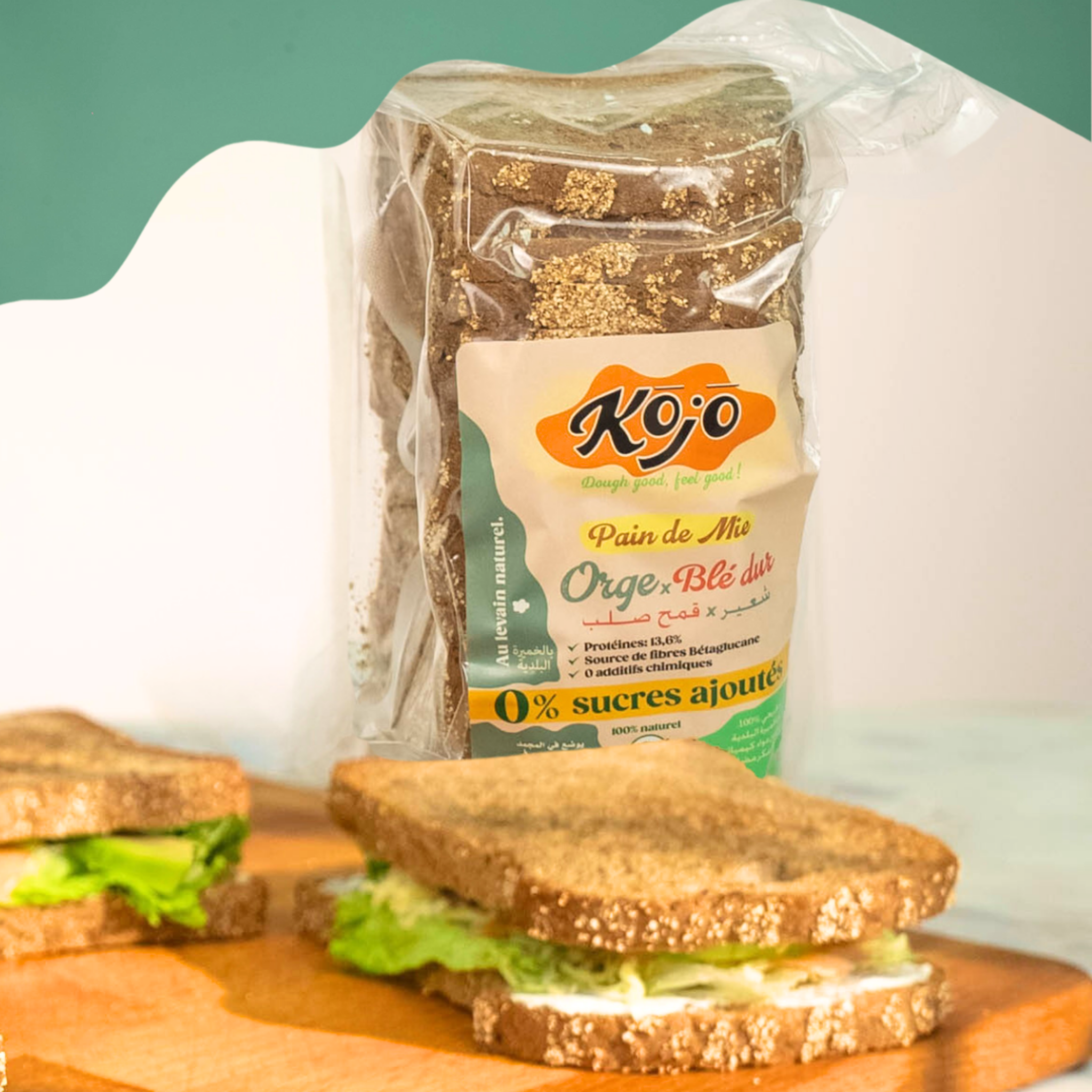 Pain de mie Orge & Blé dur